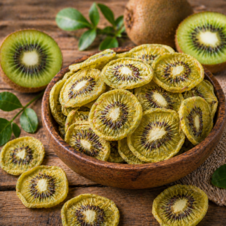 Dehydrated kiwi chips